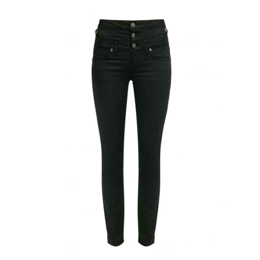 Liu Jo Hoge Taille Skinny Jeans Zwart Black Dames