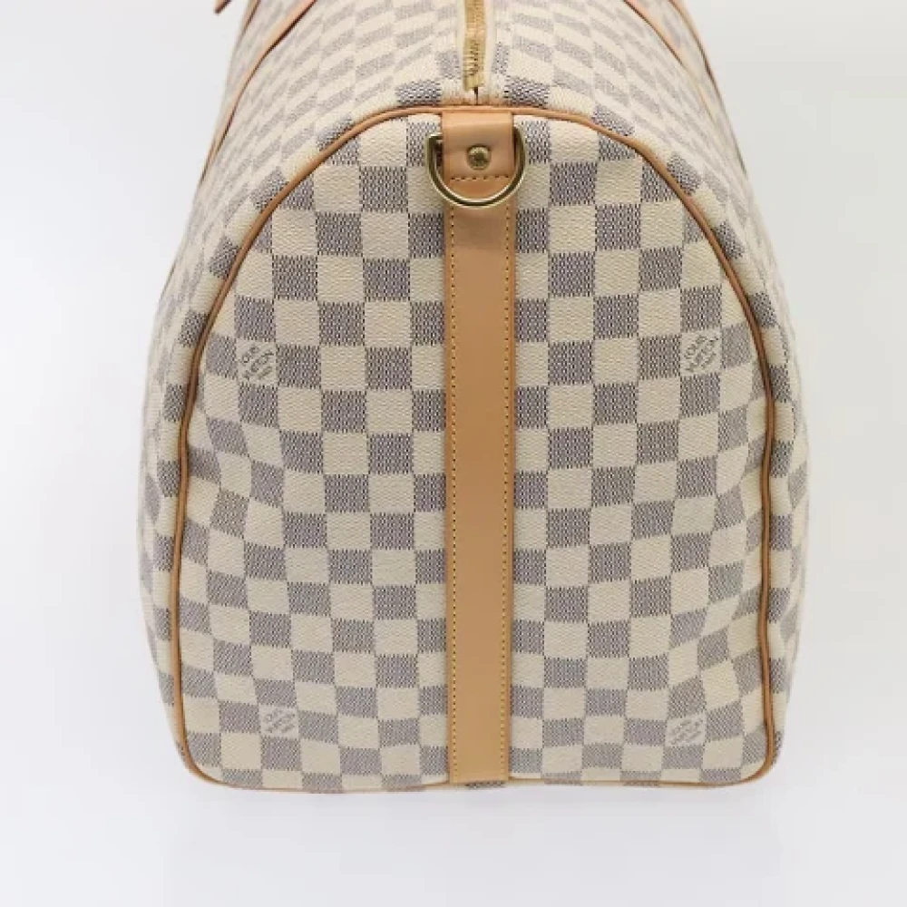 Louis Vuitton Vintage Pre-owned Canvas travel-bags White Dames