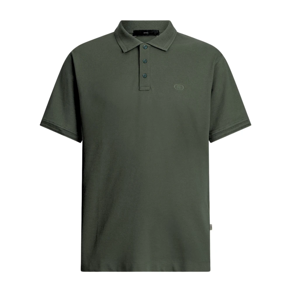 Liu Jo Men's Green Polo Shirts, L, Polo Polobordo