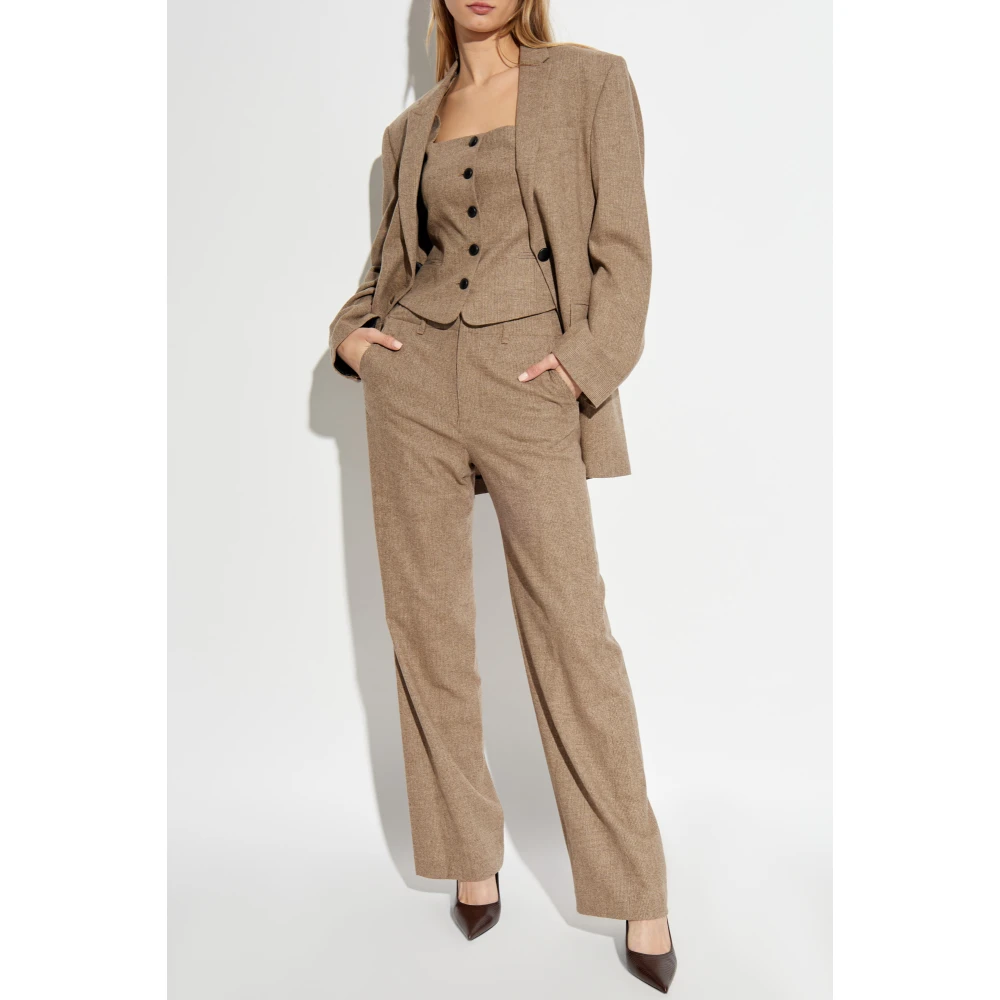 Rag & Bone Wollen Vest Mariana Beige Dames