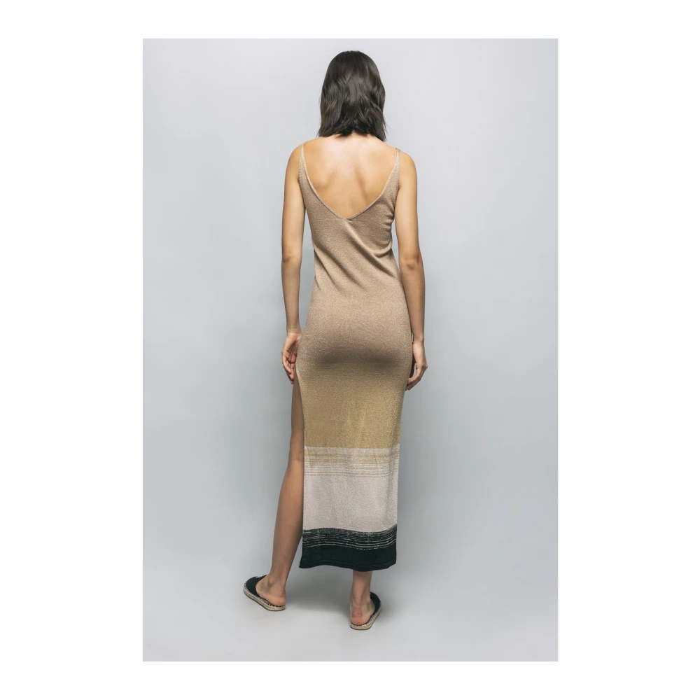 Gaëlle Paris Maxi Jurk Beige Dames
