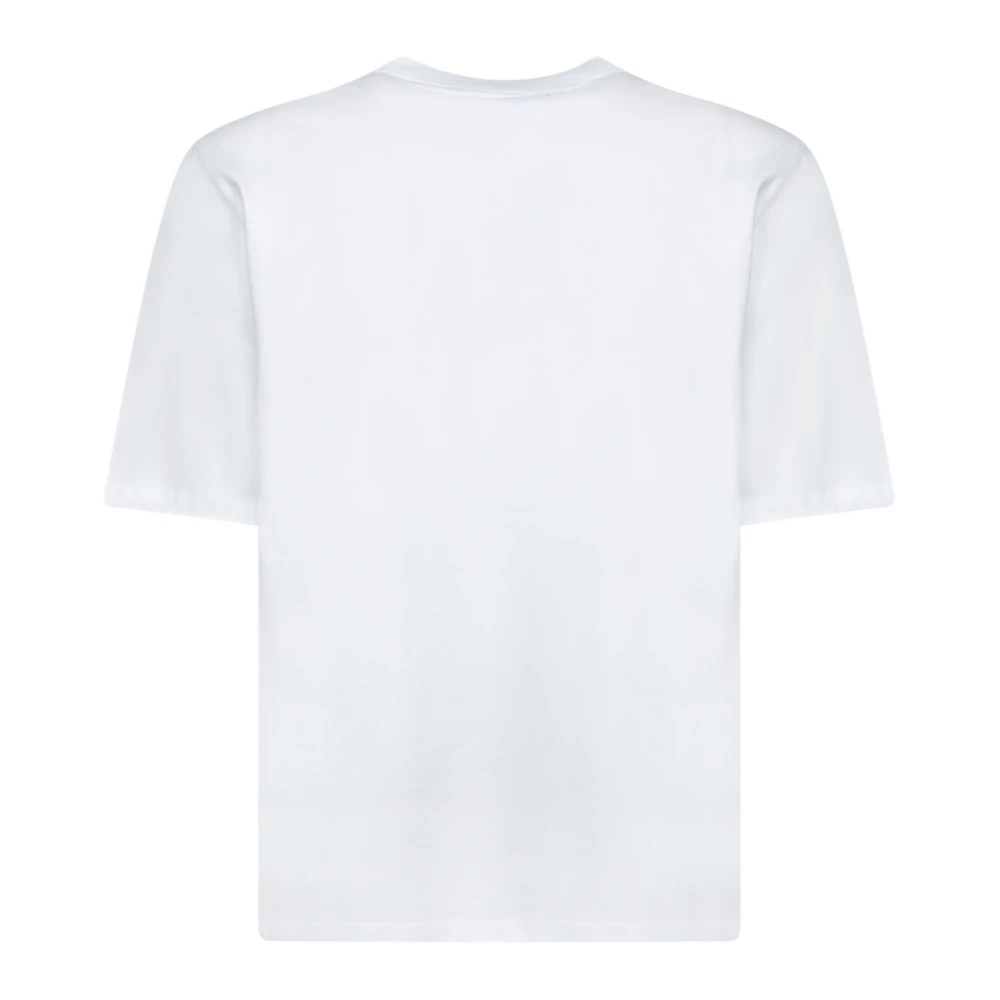 Amiri Wit T-shirt Casual Stijl White Heren