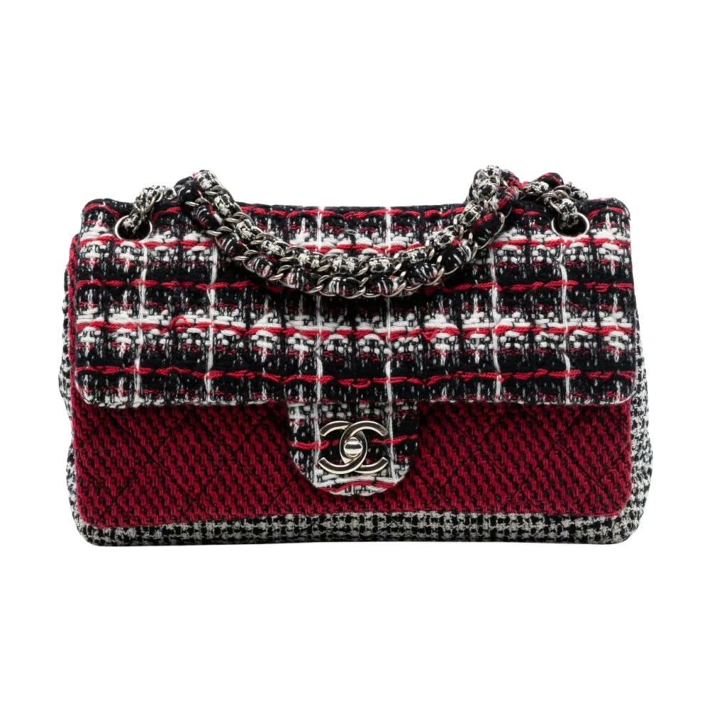 Chanel Vintage Women's Red Pre-Owned Chain Shoulder Bag