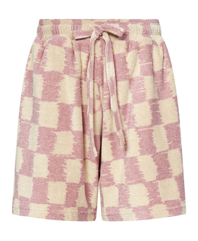 roze-geruite-shorts-met-elastische-taille