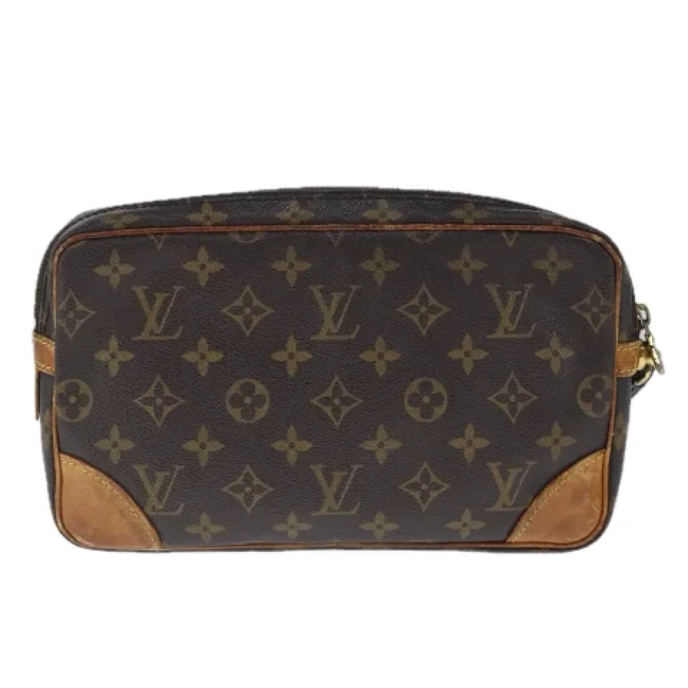 Louis Vuitton Vintage Pre-owned Canvas clutches Brown Unisex
