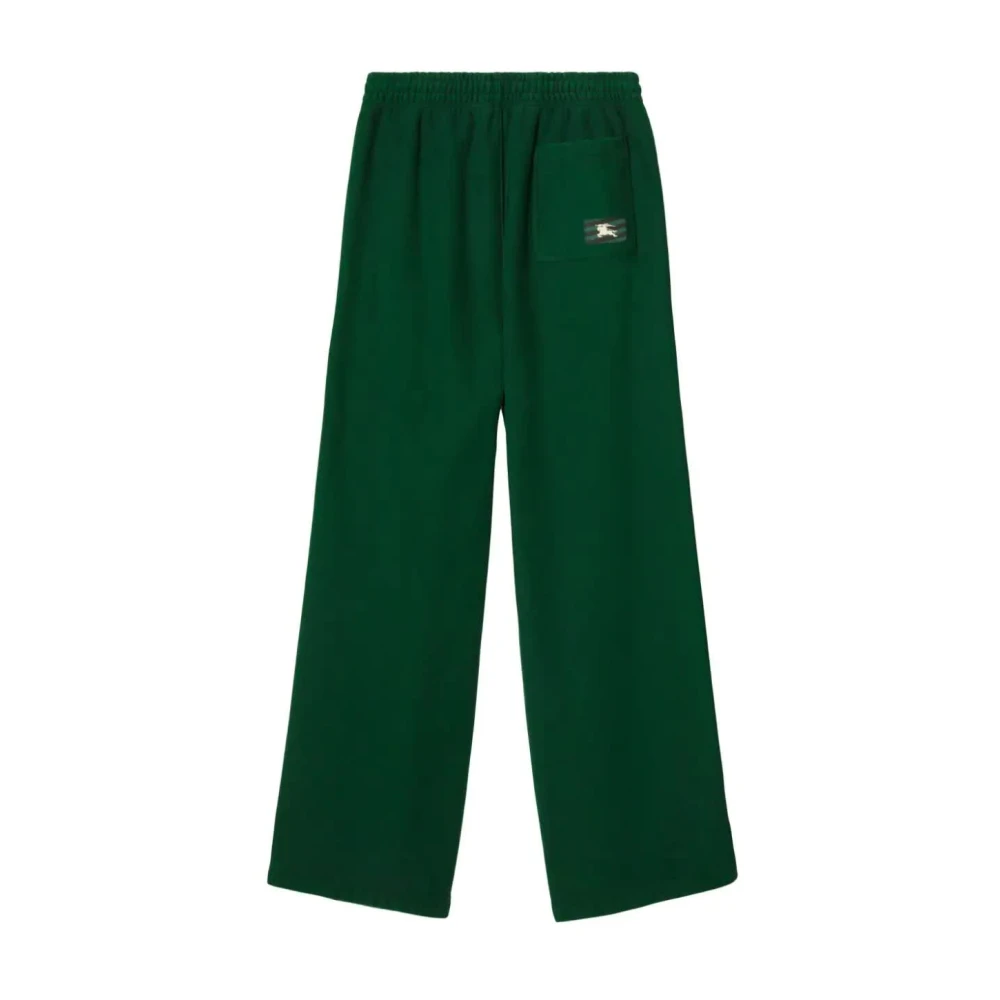 Burberry Stijlvolle Ivy Jersey Wijde Broeken Mannen Green Heren