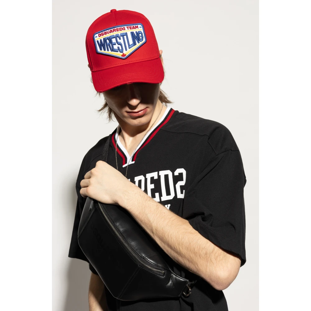 Dsquared2 Baseballpet Red Heren
