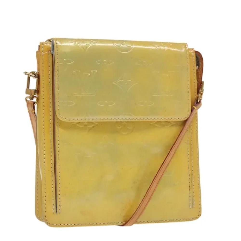 Louis Vuitton Vintage Pre-owned Leather shoulder-bags Yellow Dames