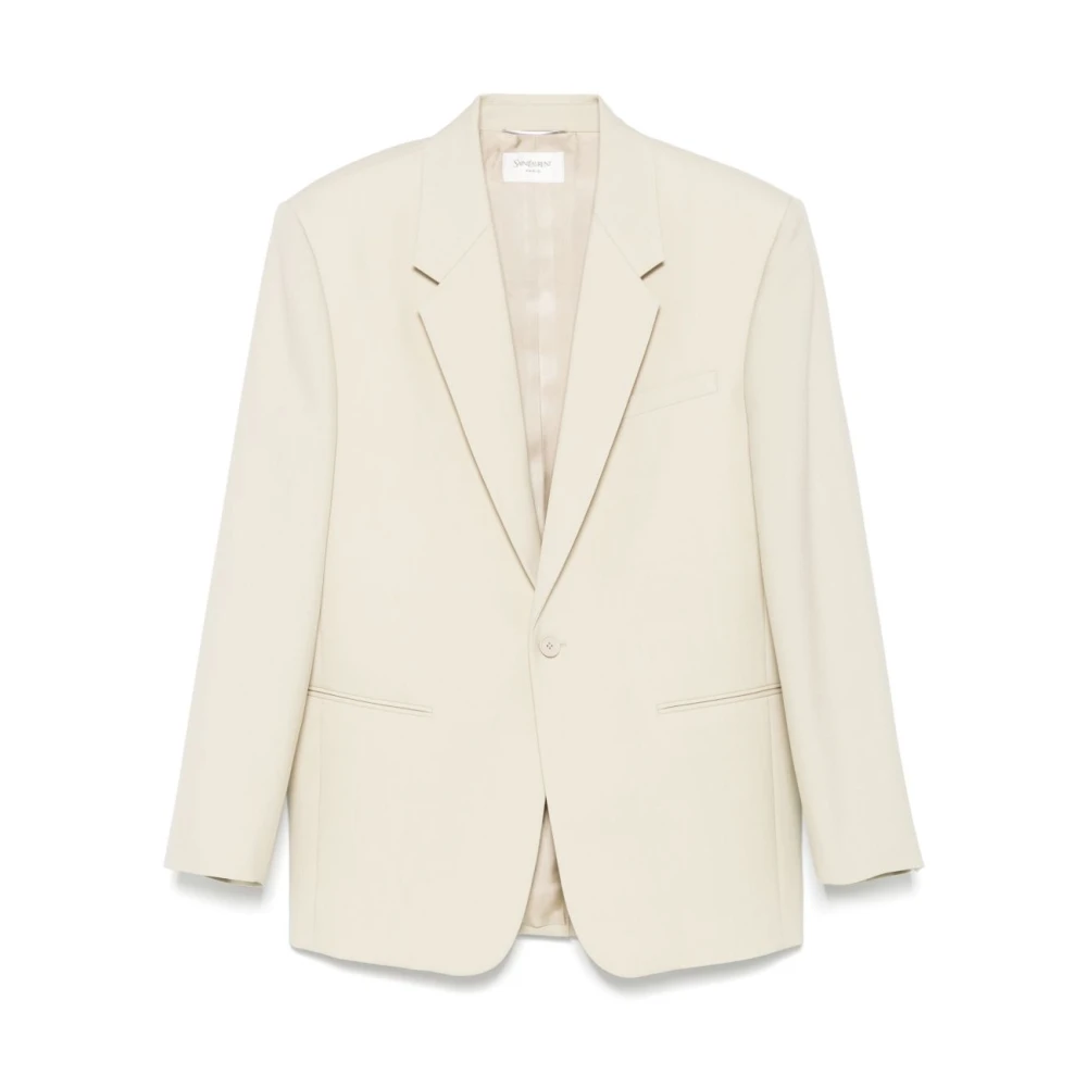 Saint Laurent Men's Beige Blazers, M, Yves Jacket