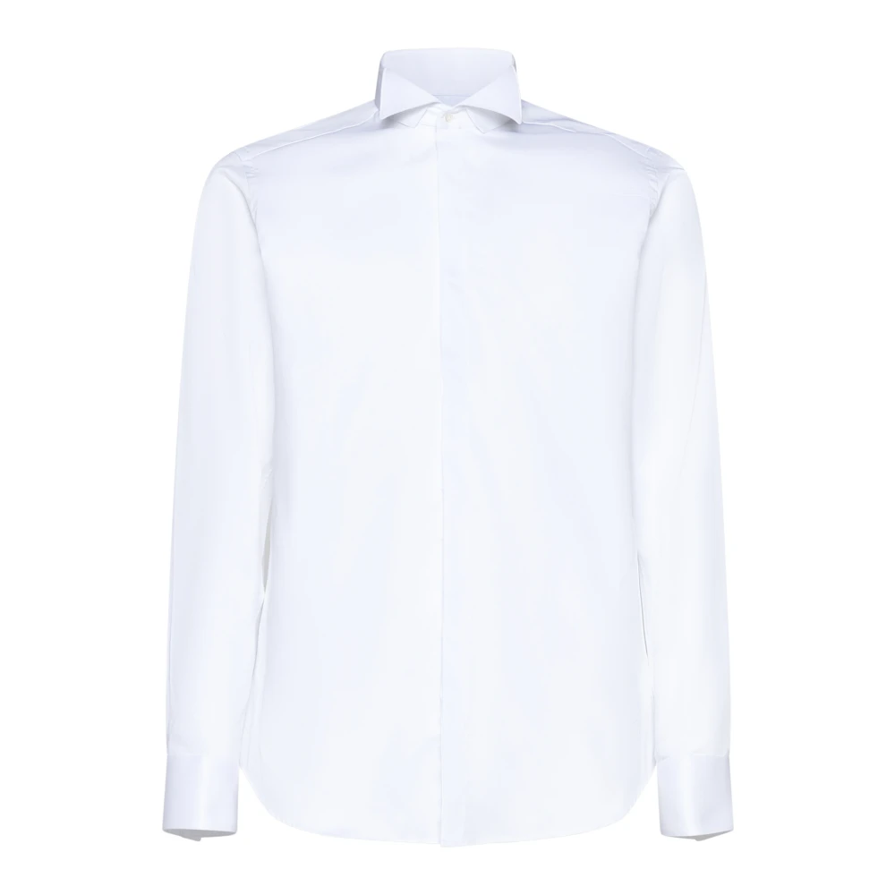 D4.0 Witte Overhemden voor Mannen White Heren