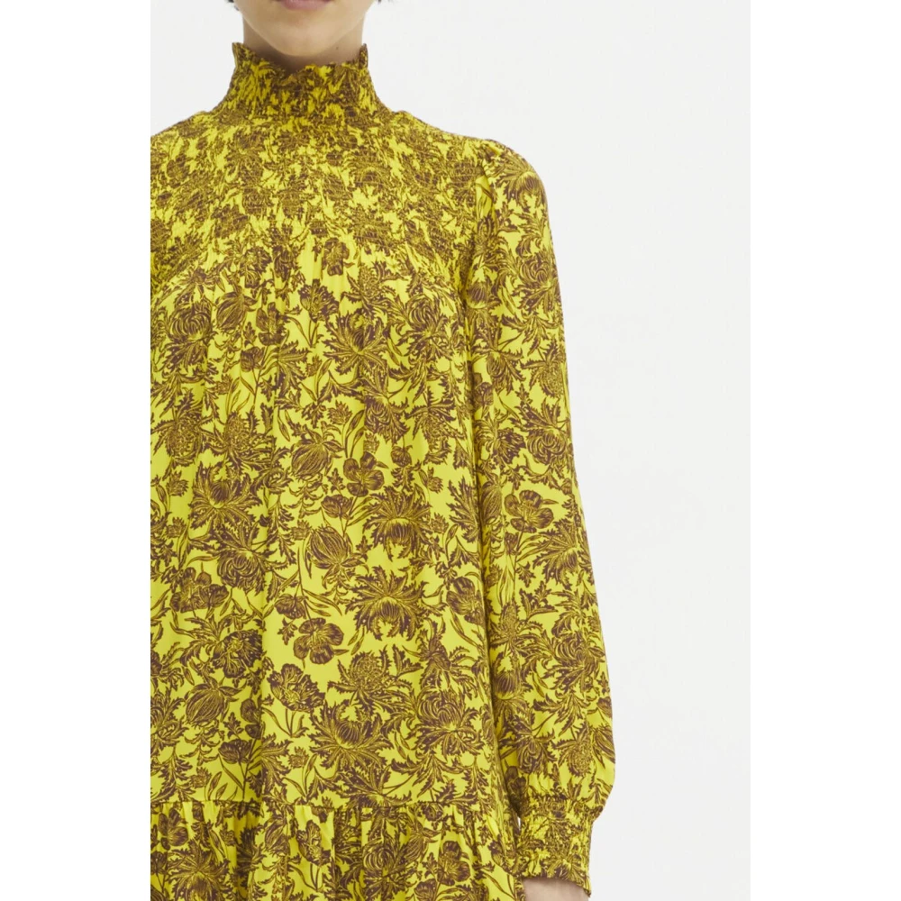 Rodebjer Bloemenjurk Distel Patroon Multicolor Dames