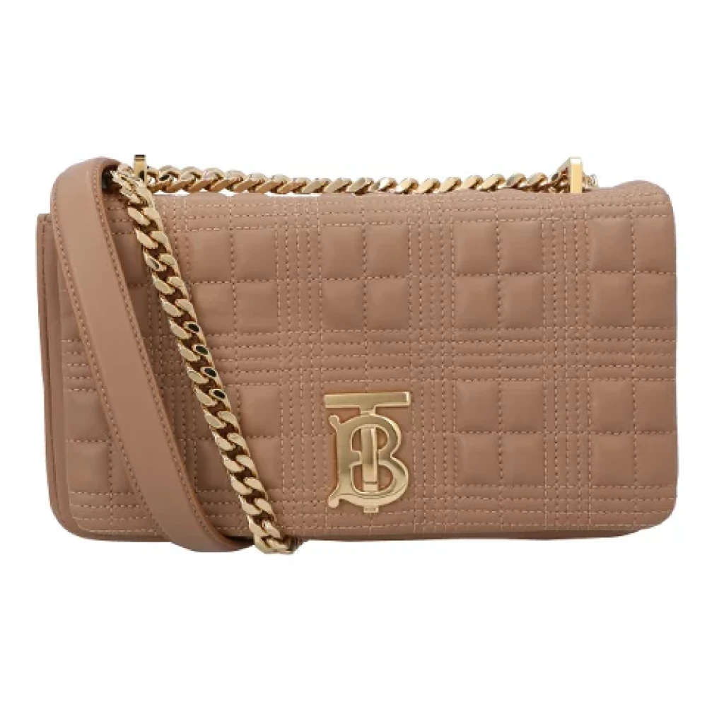 Burberry Leather crossbody-bags Beige Dames