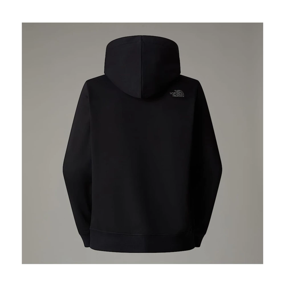 The North Face Geborduurde logo hoodie Zwart Black Heren