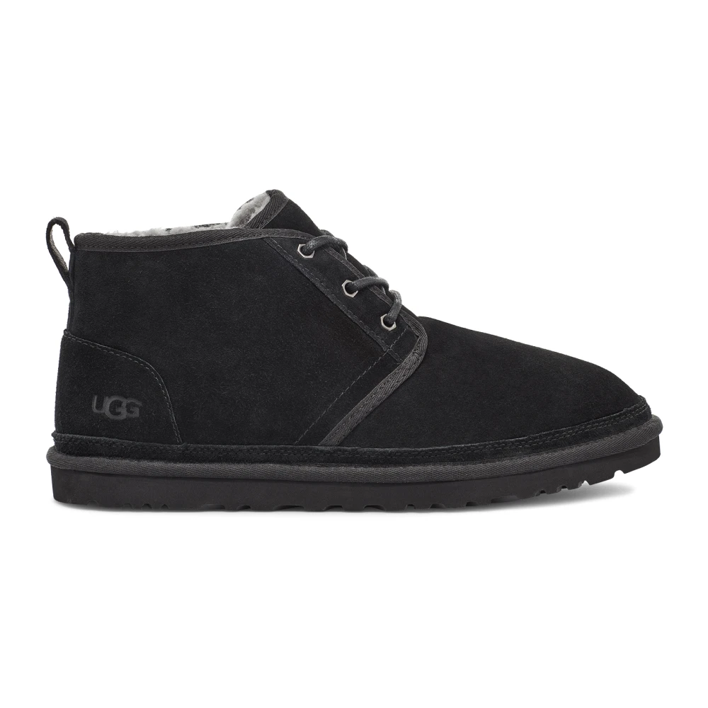 Ugg Uomo Nero, Pelle Per 3236 Stivaletti In Pelle Neumel Nero (40), Basso, Stringhe, Casual - Immagine 3