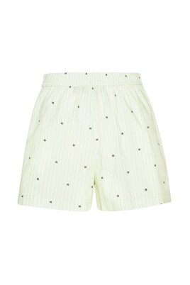 green-elasticated-waistband-shorts-with-pockets
