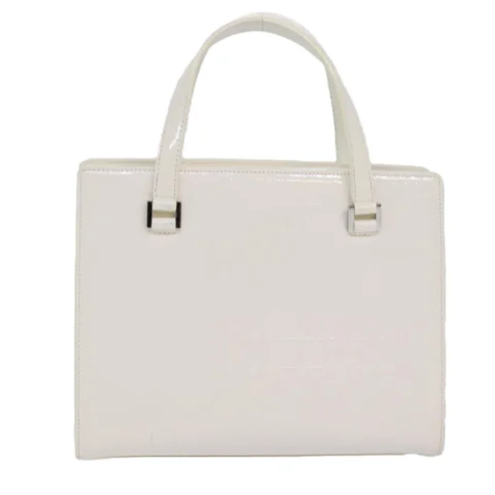 Burberry Vintage Pre-owned Leather handbags White Dames