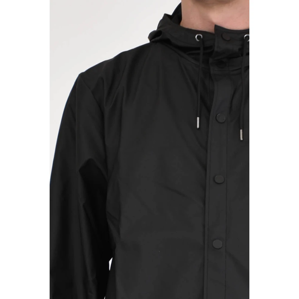 Rains Parka`s Black Heren