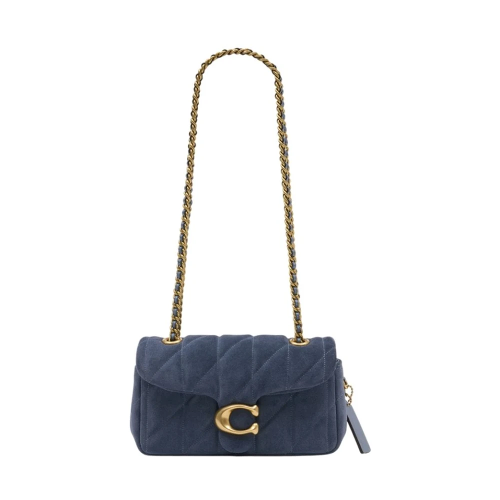 Coach Women's Blue Tabby Chain 20 Shoulder Bag