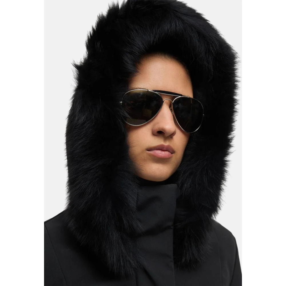 RefrigiWear Stijlvolle Jas voor Mannen Black Dames