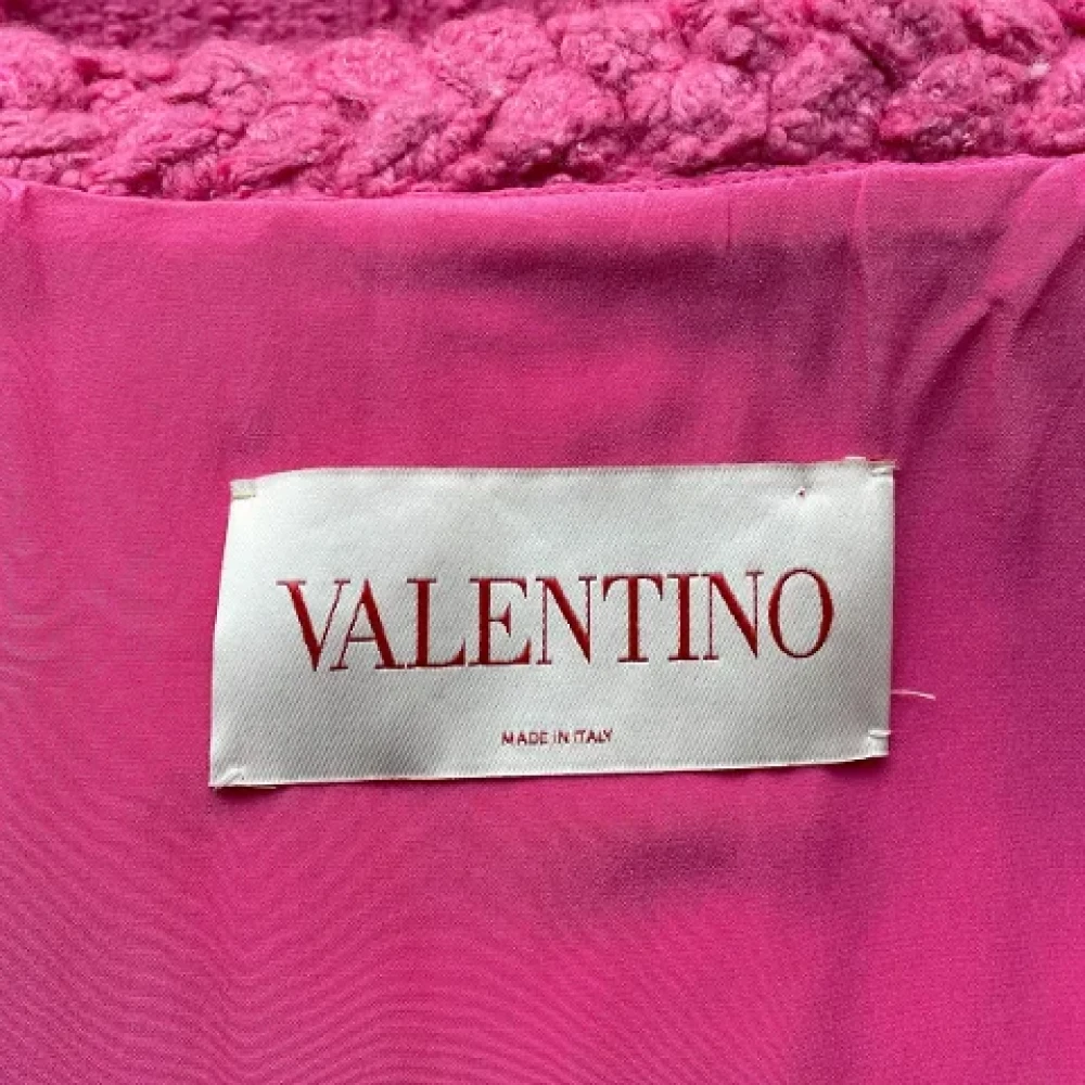 Valentino Vintage Pre-owned Fabric outerwear Pink Dames