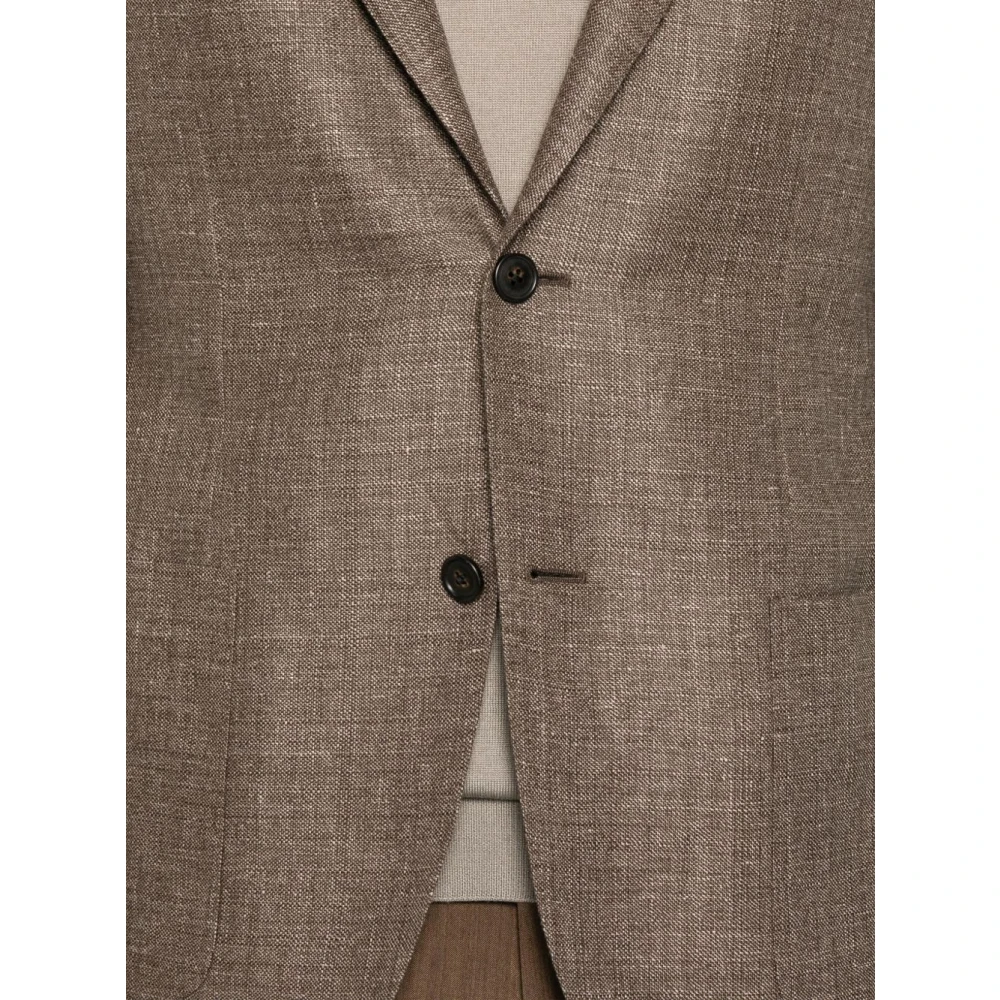 Corneliani Bruine buitenkleding jas Brown Heren