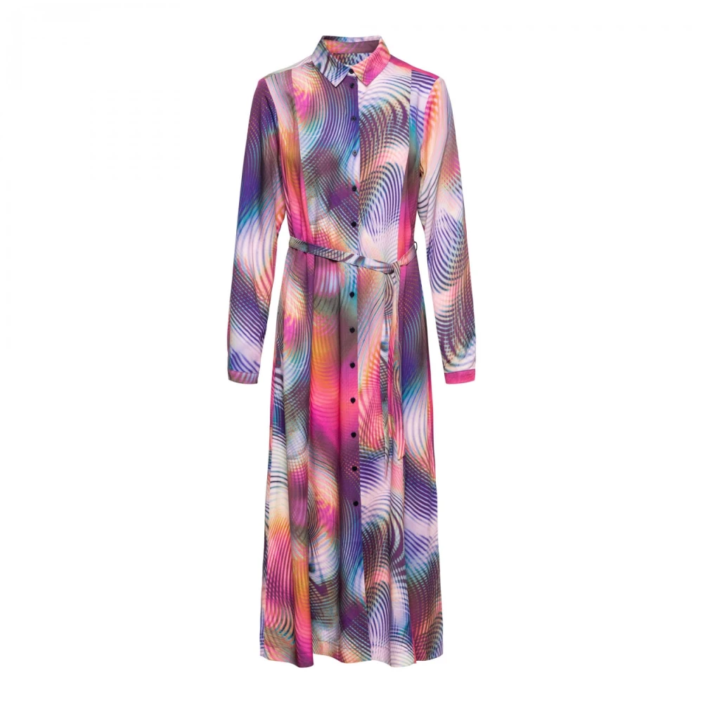 &Co Woman Shirtjurk met korte mouwen en knoopsluiting Multicolor Dames