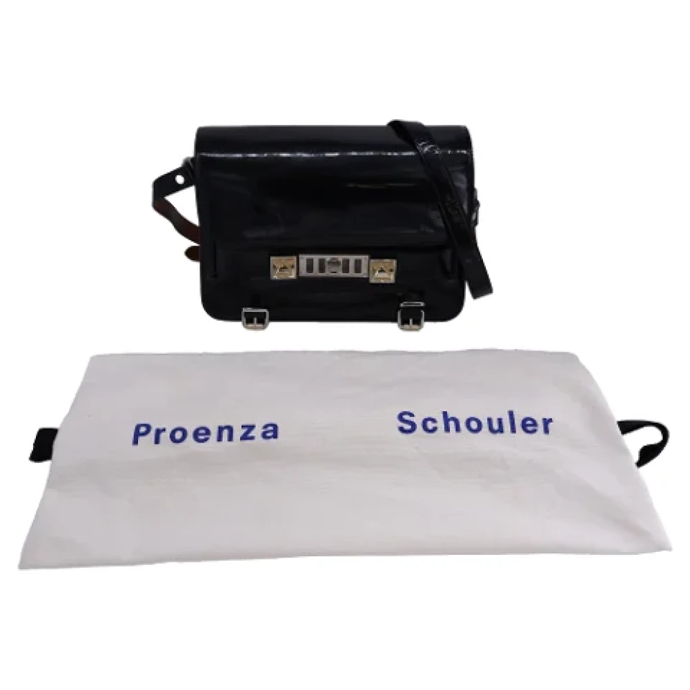 Proenza Schouler Pre-owned Leather shoulder-bags Black Dames
