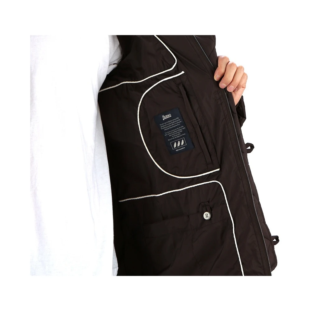 Herno Donzen Padded Jas Brown Heren