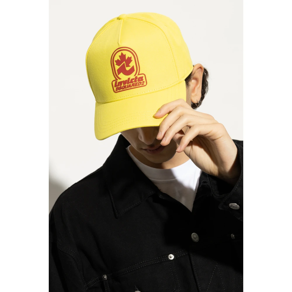 Dsquared2 Capsule hoed 'Invicta' Yellow Heren