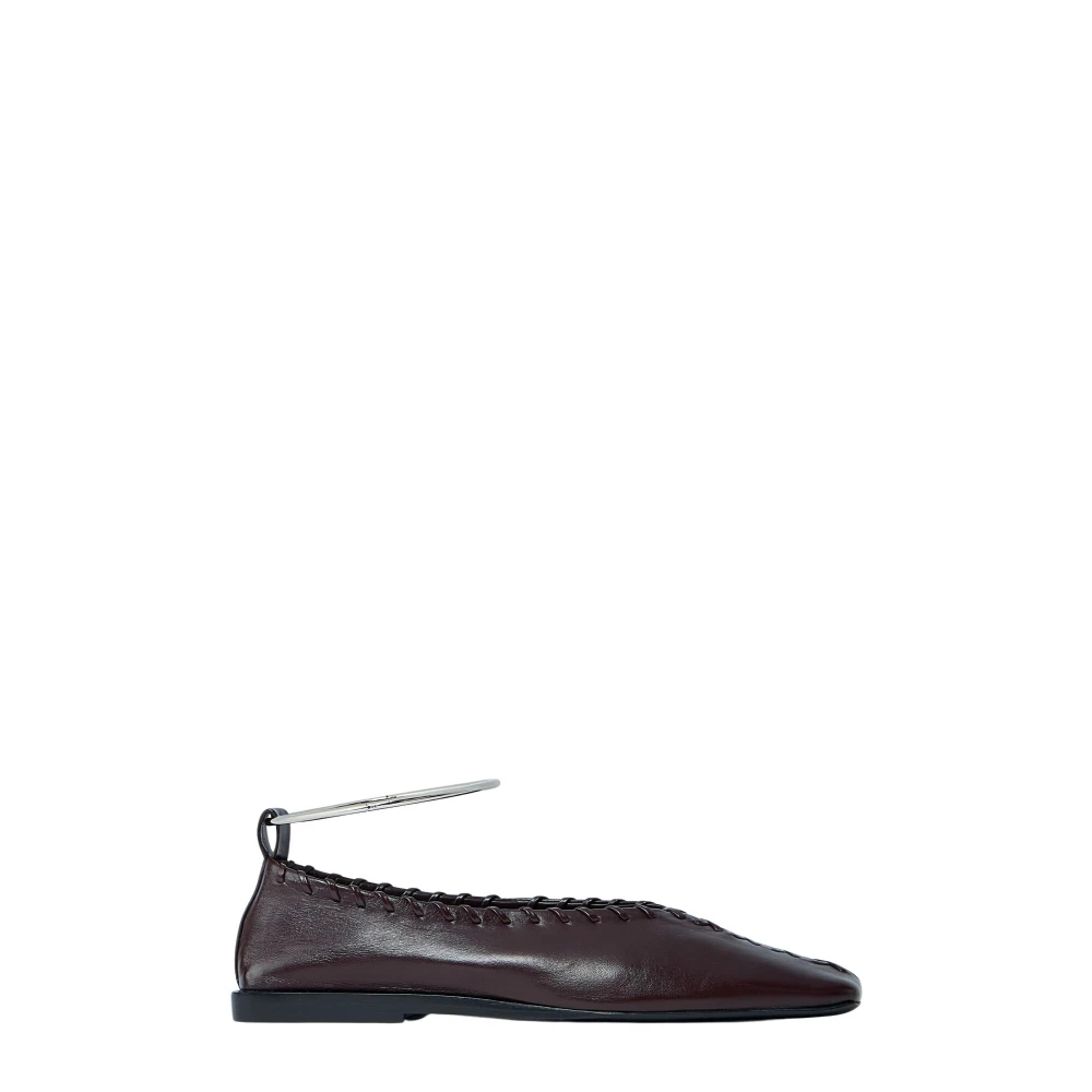 Jil Sander Damen Braun Schuhe, 36 Eugröße: