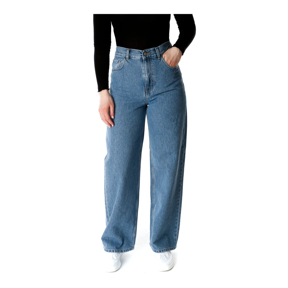 Carhartt Wip Women's Blue Loose Fit Jeans, W25, High Waist Loose Fit Jeans