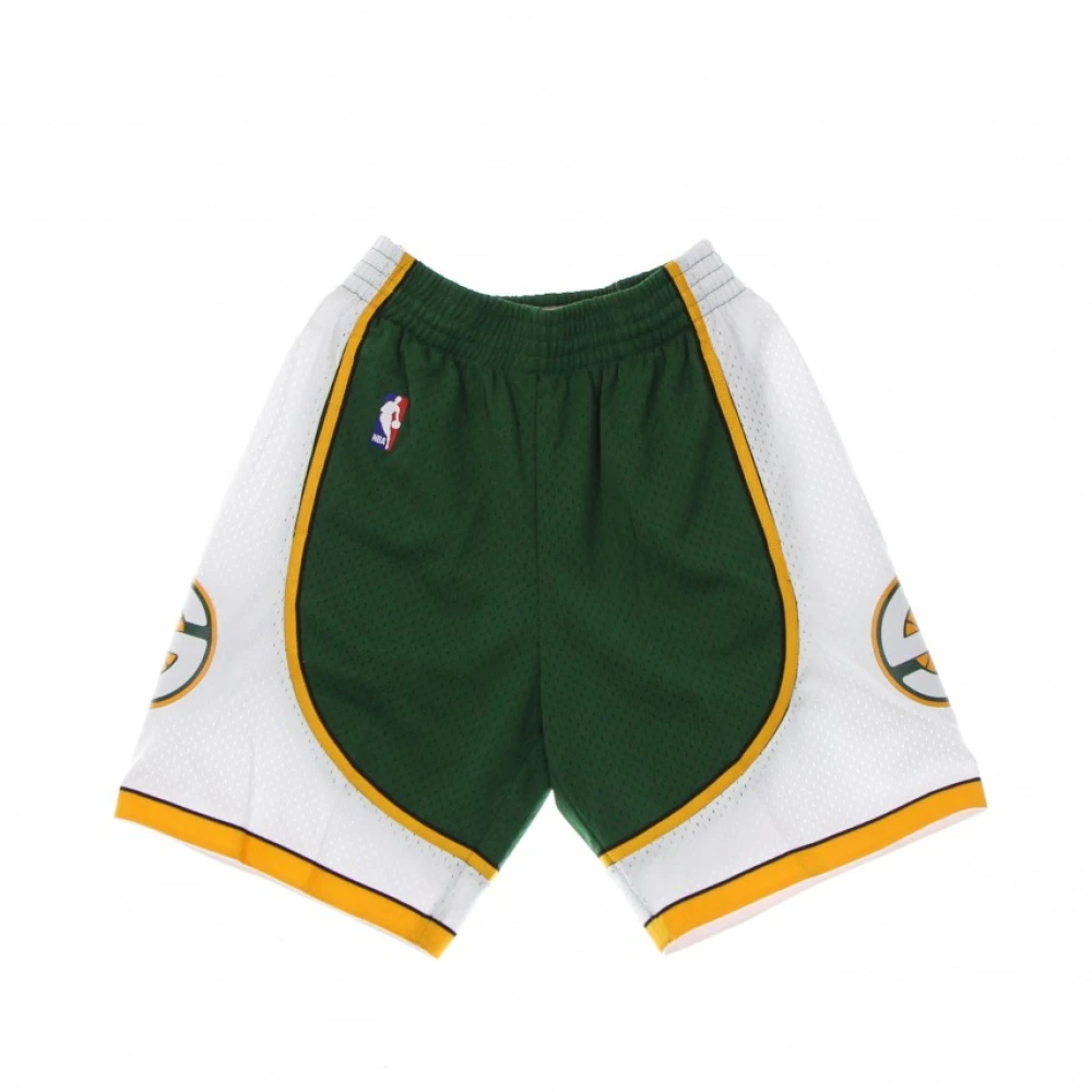 Mitchell & Ness Basket shorts Green, Herr