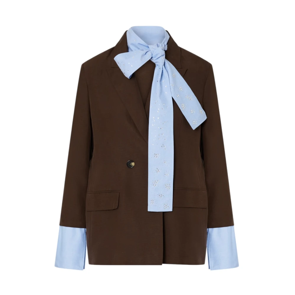Liu Jo Mujer Marrón Chaquetas, Talla: Xs