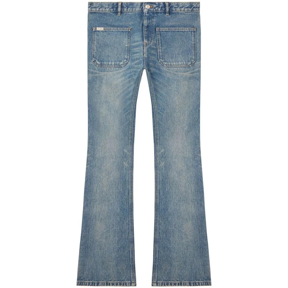 Courrèges Ljusblå Denim Bootcut Jeans Blue, Herr