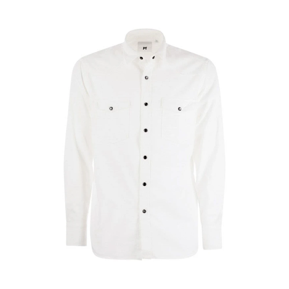 PT Torino Katoenen shirt White Heren