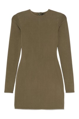 military-cotton-spandex-ls-mini-dress