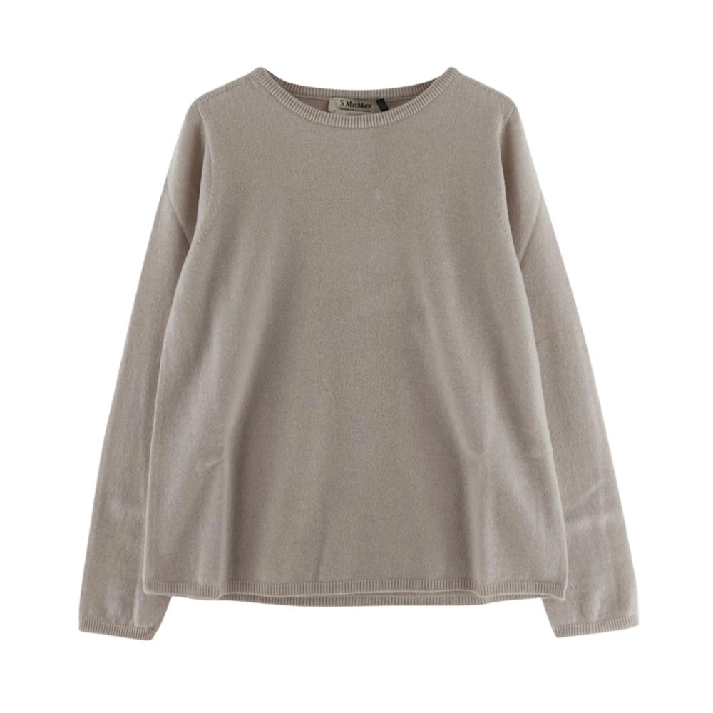 Max Mara Kasjmier Crewneck Sweater Beige Dames