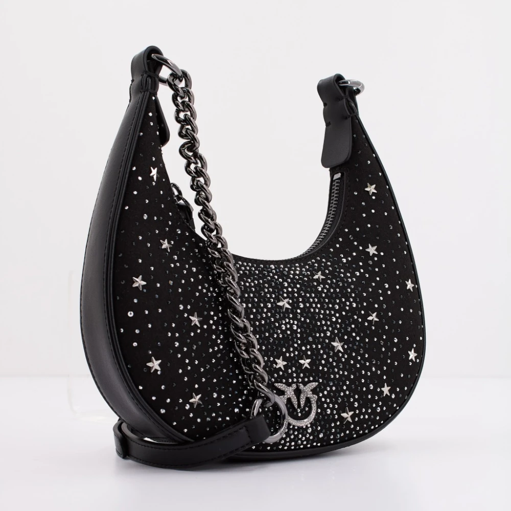 pinko Mini Banana Schoudertas Black Dames