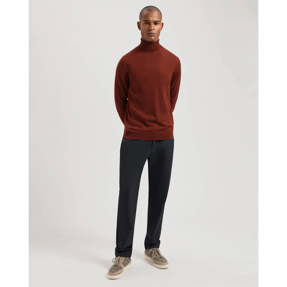 Dstrezzed Turtle Neck Pullover Brown Heren