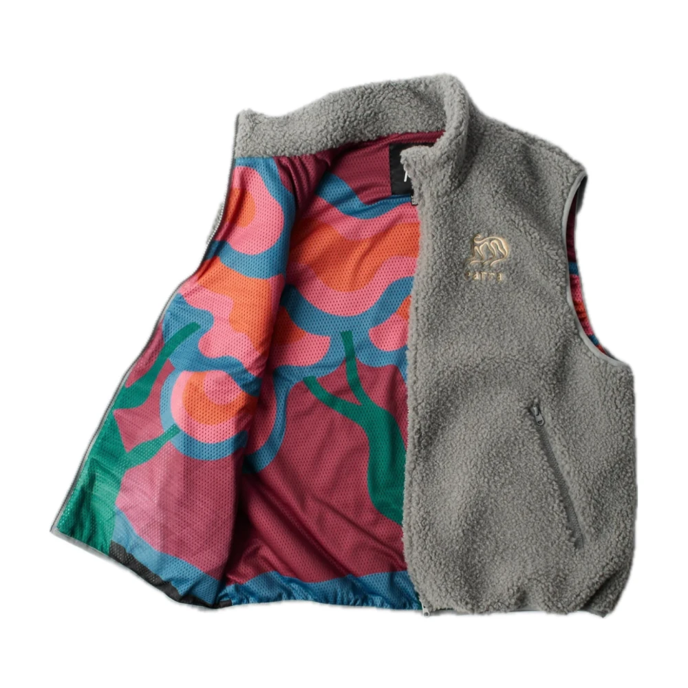 by Parra Alien Vest met Fruitboom Artwork Gray Heren