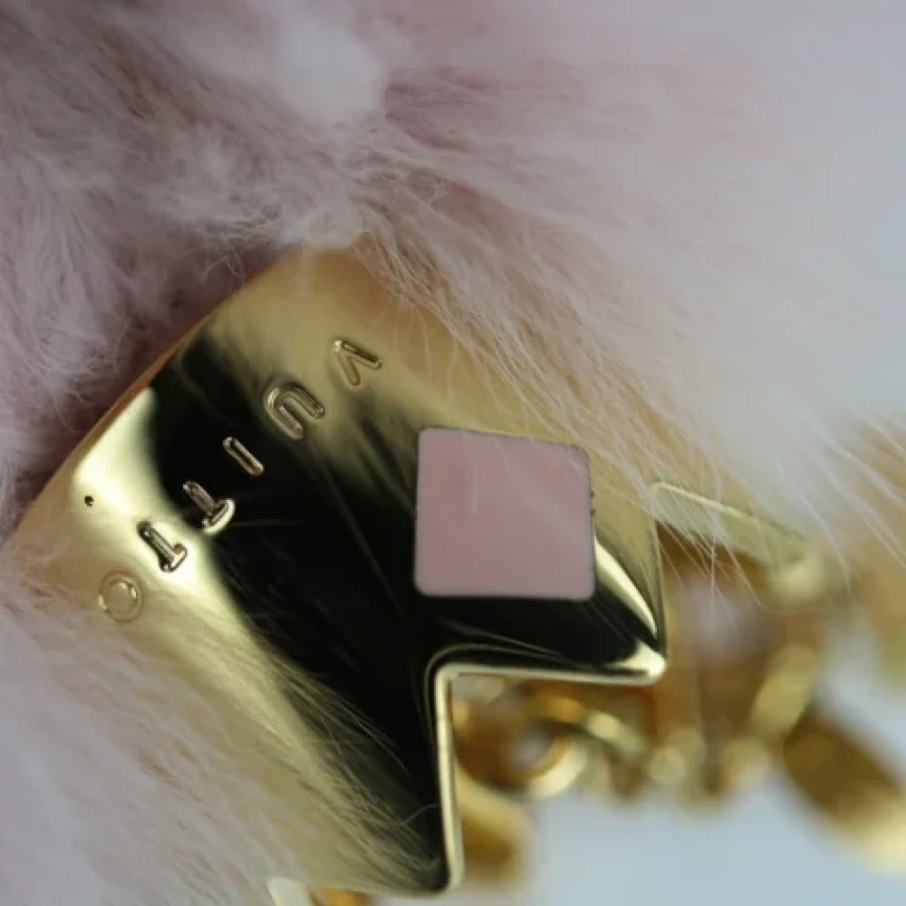Louis Vuitton Vintage Pre-owned Fur key-holders Pink Dames