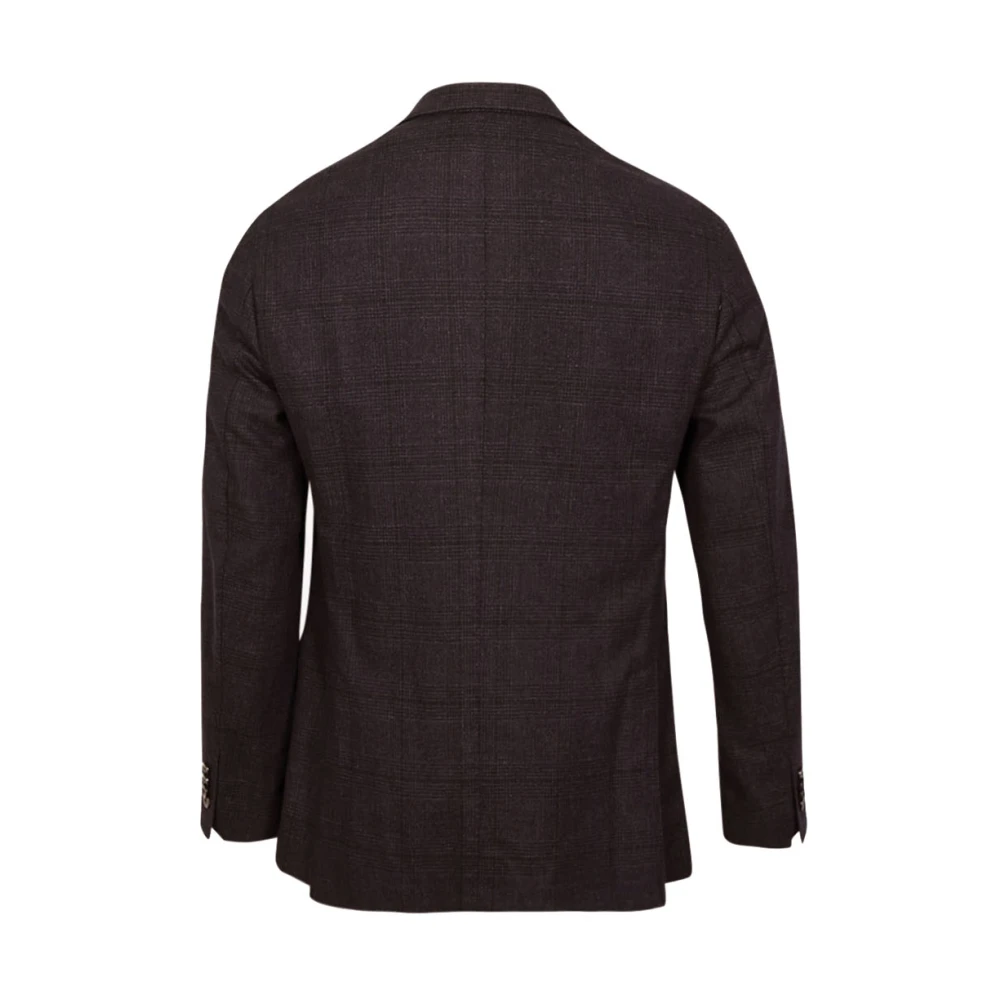 Boglioli Wollen herenjas voor de winter Brown Heren