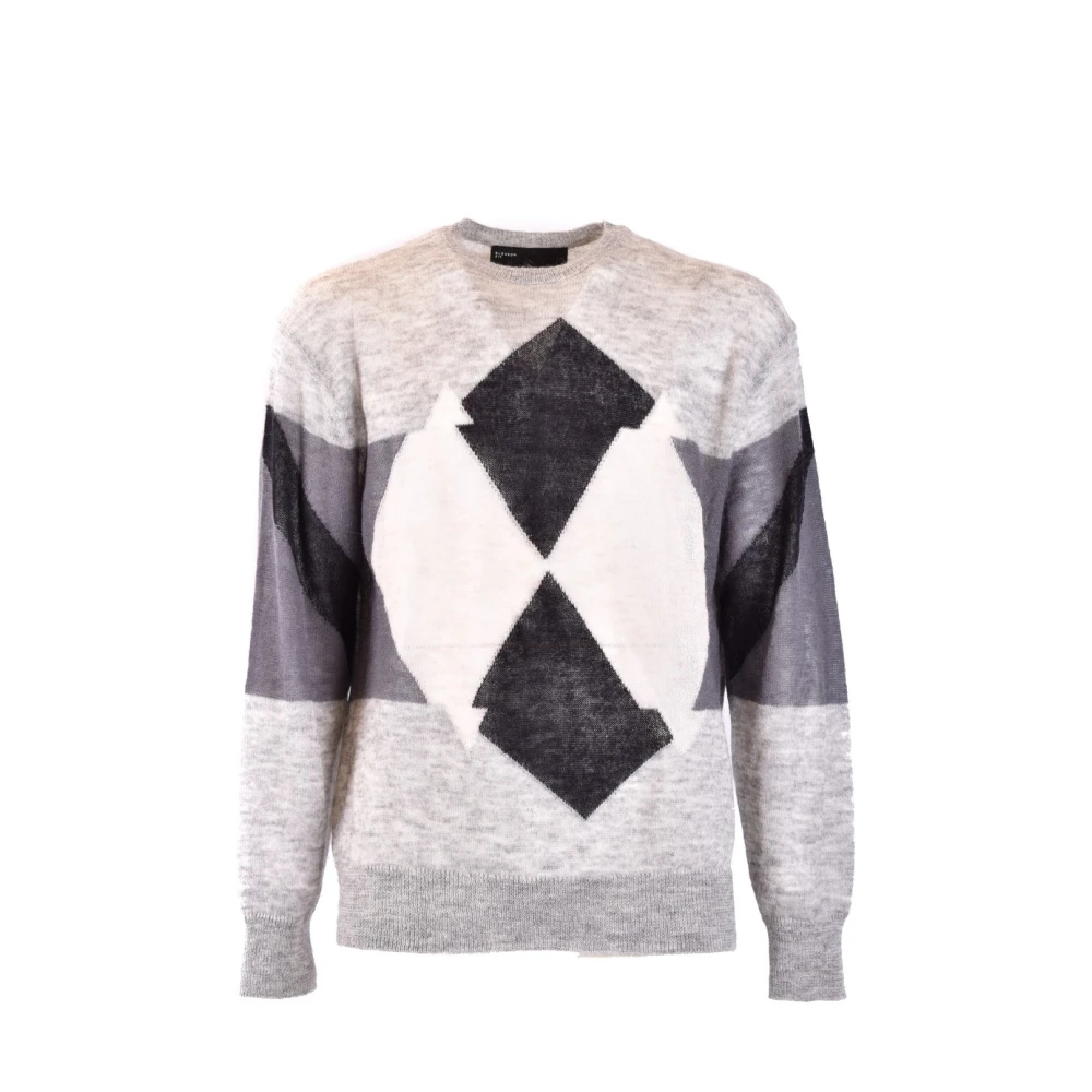 Neil Barrett Stijlvolle Sweaters Gray Heren