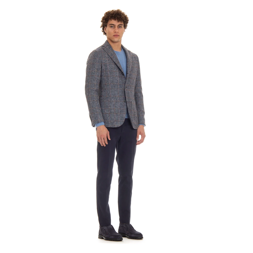 Barba MultiColour Jas Drie Knoop Stijl Multicolor Heren