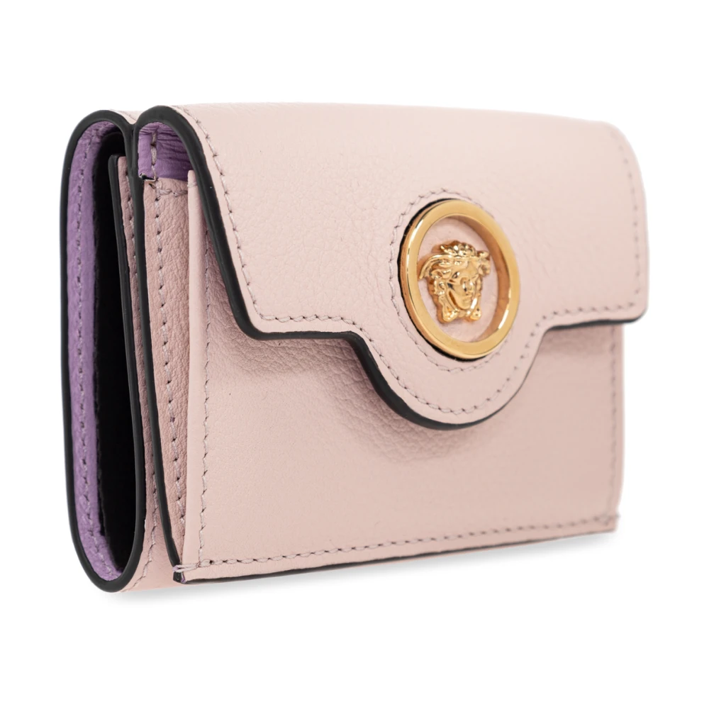Versace Leren portemonnee Pink Dames