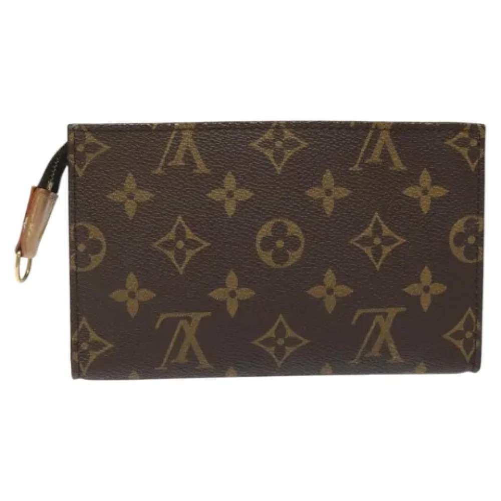 Louis Vuitton Vintage Pre-owned Canvas pouches Brown Dames