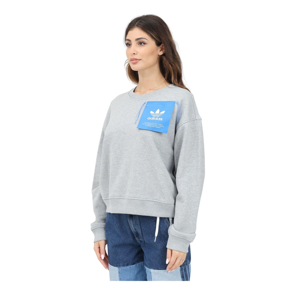 Adidas Originals Ksenia Grijze Crewneck Sweater Gray Dames