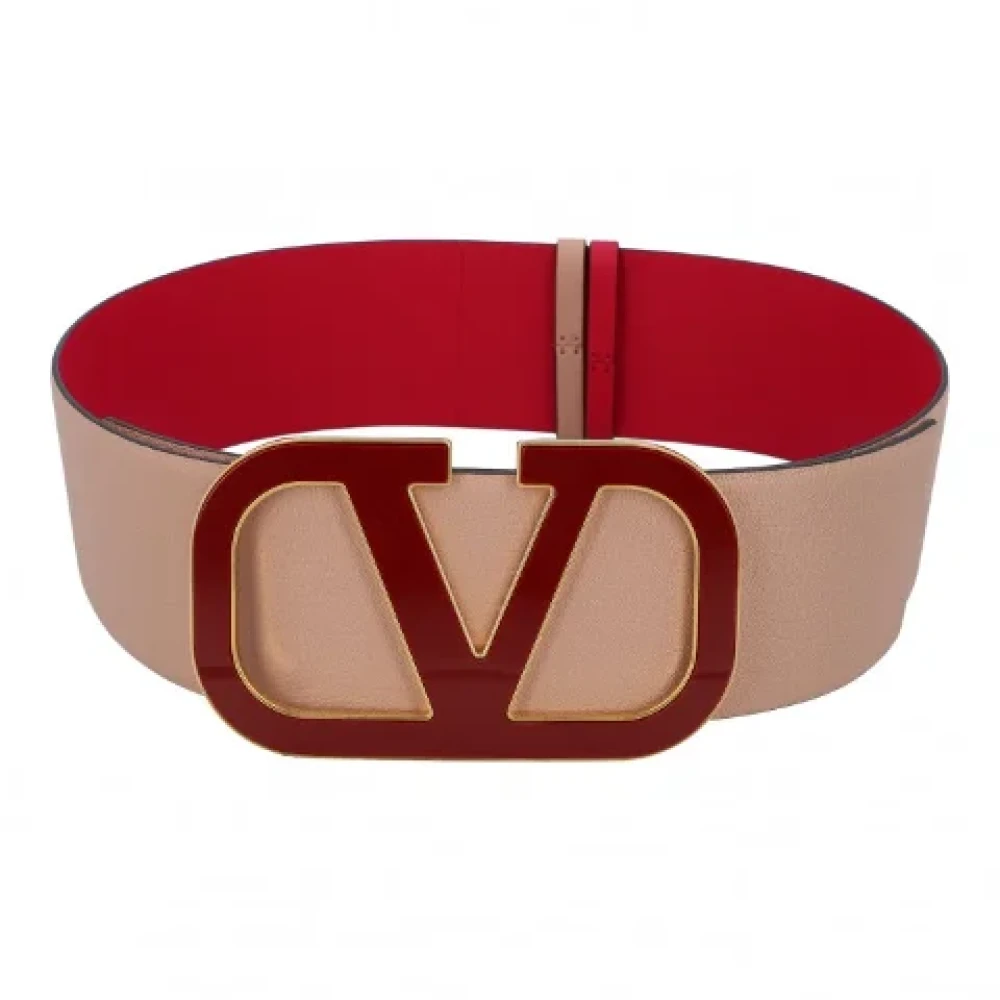 Valentino Vintage Pre-owned Leather belts Pink Dames