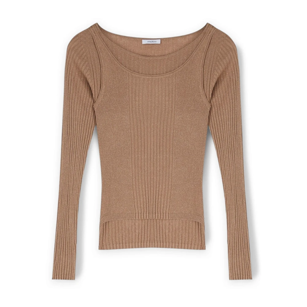 Knitwear > Round-neck Knitwear - - Motivi - Modalova