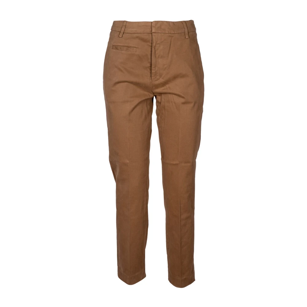 Dondup Slim-fit Stijlvolle Broek Red Dames
